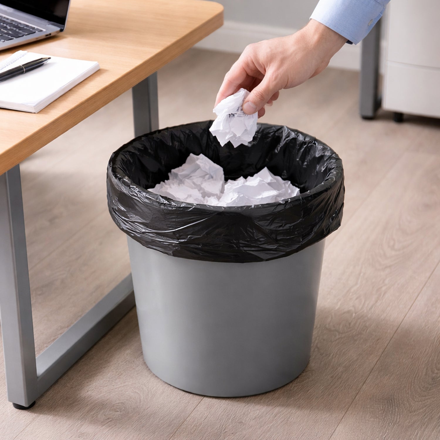 Heavy Duty Garbage Bags Roll (50 Bags, 50x60 Cm)