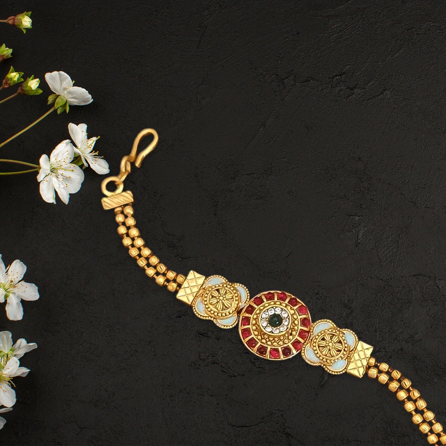 Elegant Gold Brass Bracelet â€“ Timeless Design