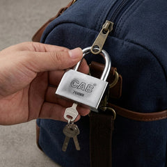 Heavy Steel Premium Square Padlock 70mm With 3 Keys