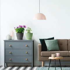 Flower pots shown from side angle with focus on trays