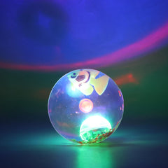 Light-Up Bouncy Fish Ball – Impact-Activated LED Flashing Sensory Toy (1 Pc)