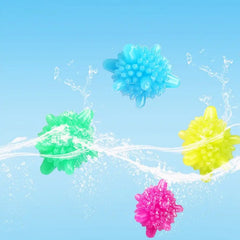 Soft Star Laundry Dryer Balls â€“ 10-Piece Multi-Color Clothes Softener