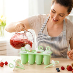 plastic ice pop mold maker set for kids