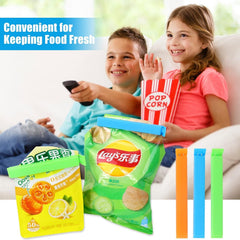 Food Bag Clip Sealer â€“ Airtight Plastic Clips Snacks, Kitchen & Camping (18 Pc Set)