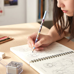 Cartoon Printed Pencil Set for Kids – Cute School Writing Pencils (4 Pc)