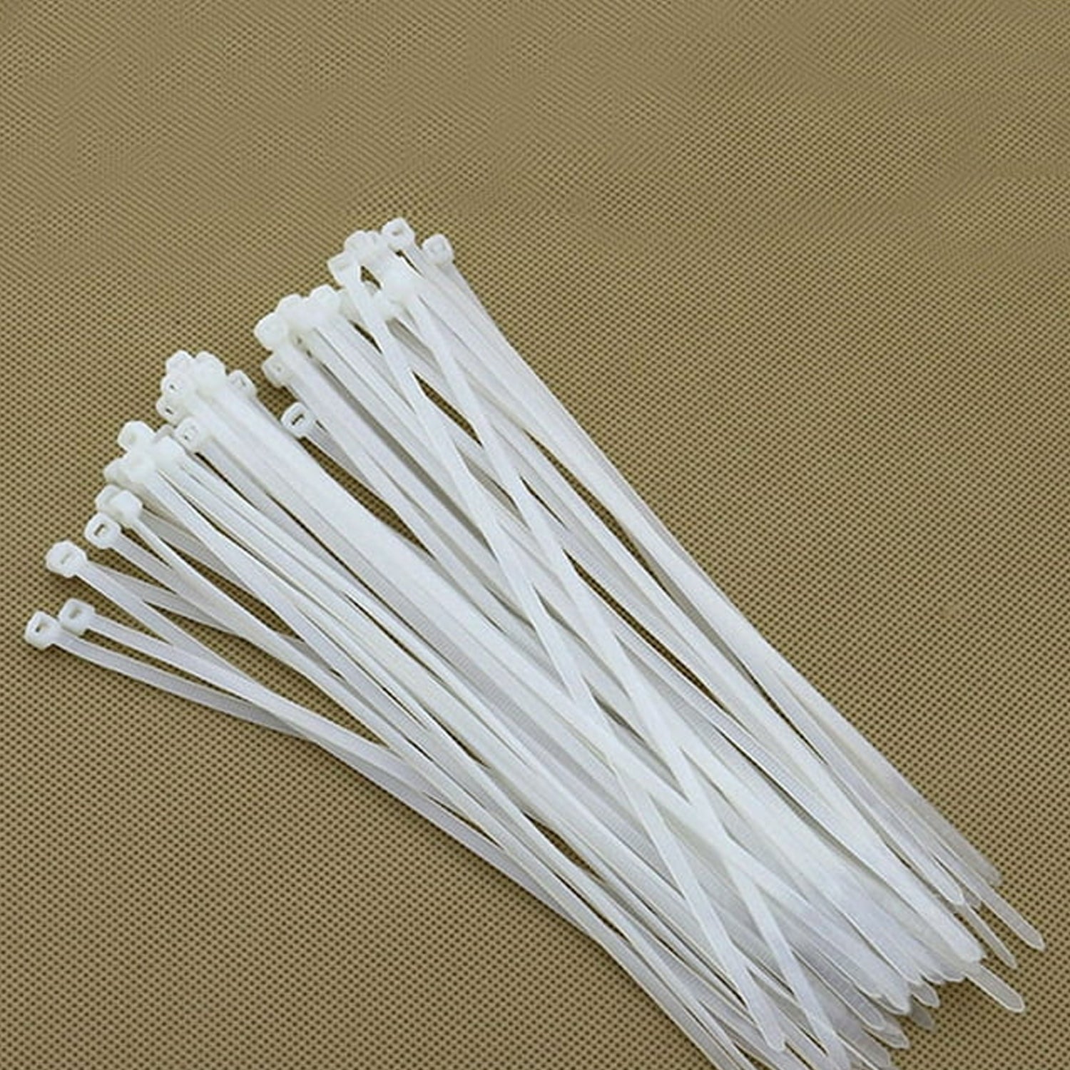 Heavy duty flexible nylon cable ties in use