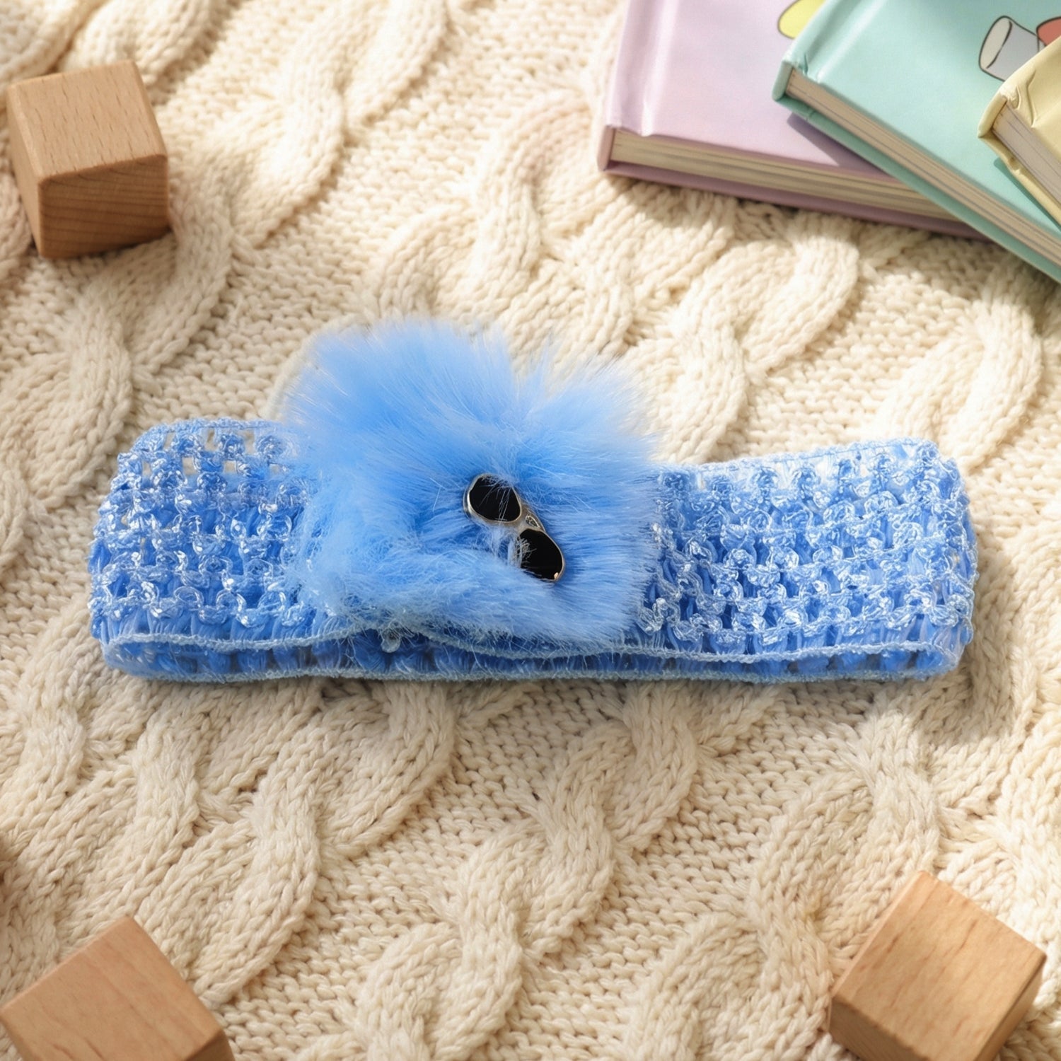 Soft stretch baby girl hair band for daily wear