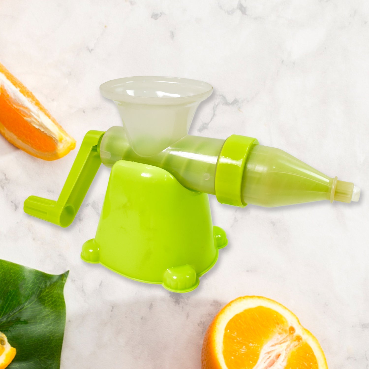 Juicer shown with fresh fruit