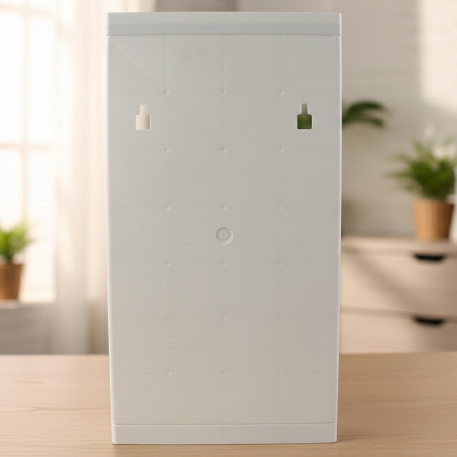 Wall Mounted Rotating Bathroom Mirror Cabinet (1 Pc, 22x42 Cm)
