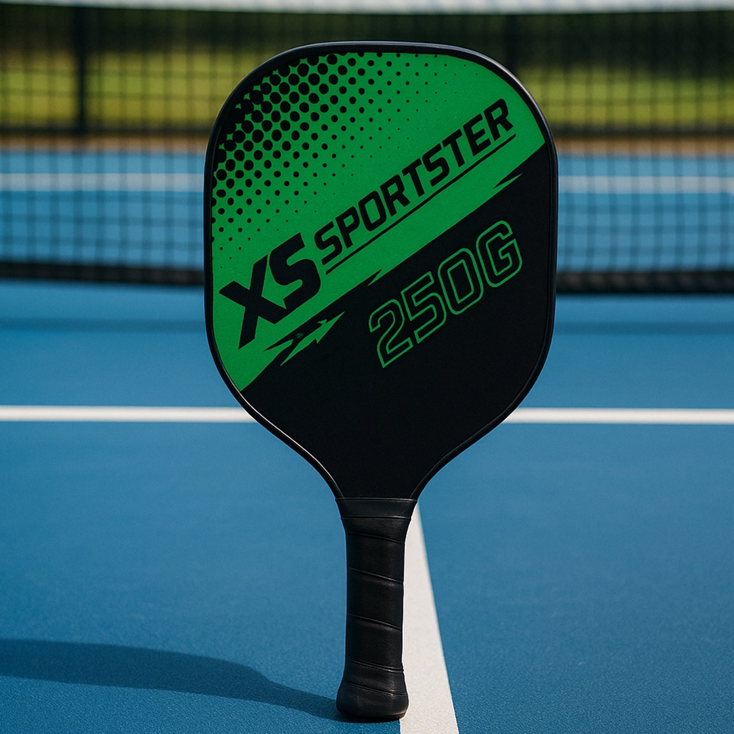 Complete Konex pickleball paddle and ball set for outdoor use