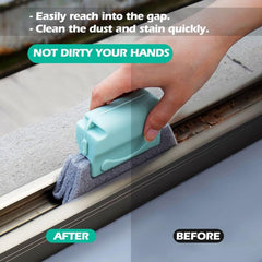 Cleaning brush used in window groove