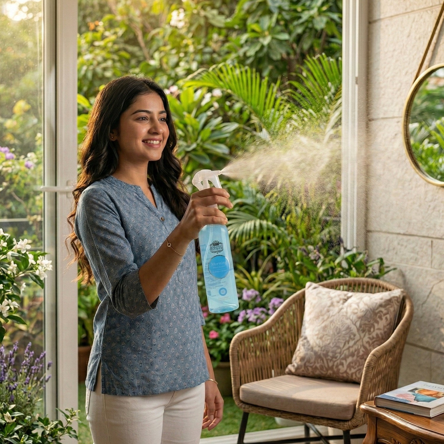 Air freshener spray bottle