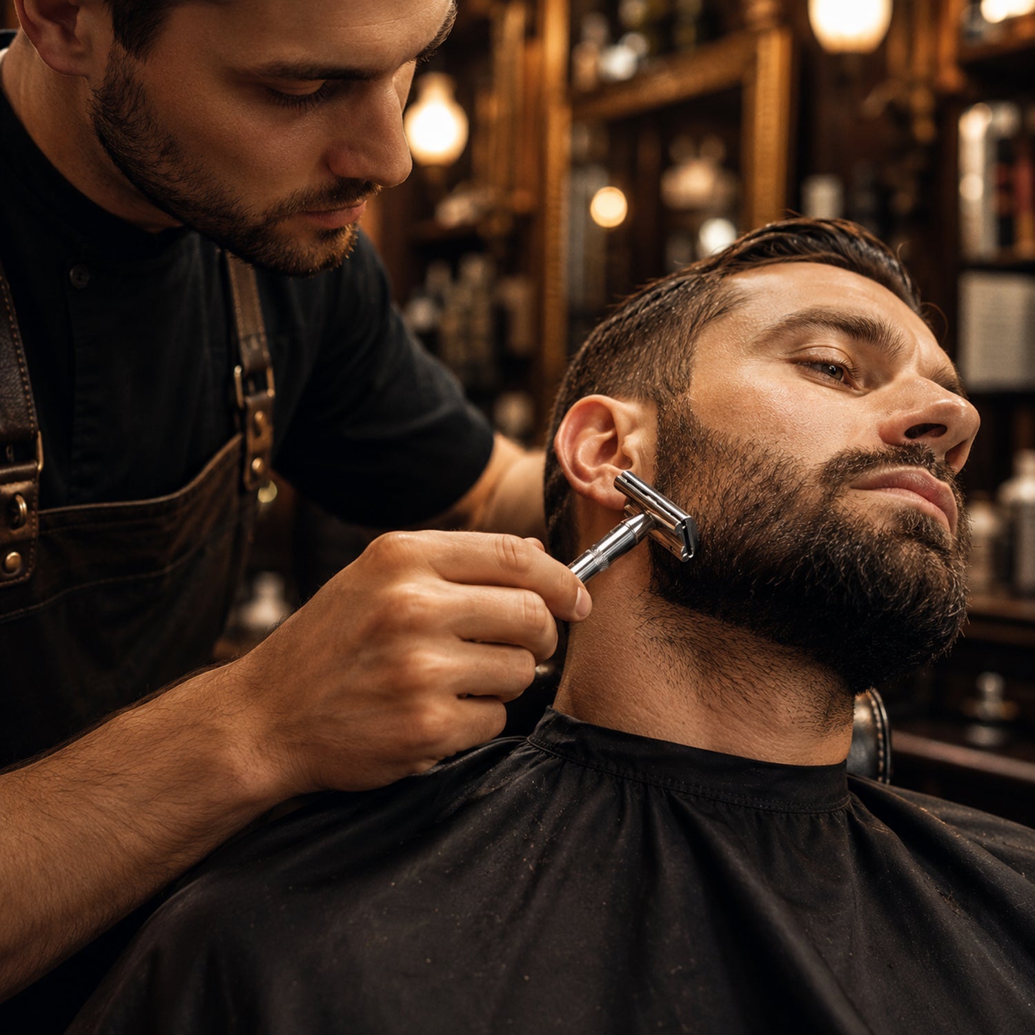 Classic safety razor with blades