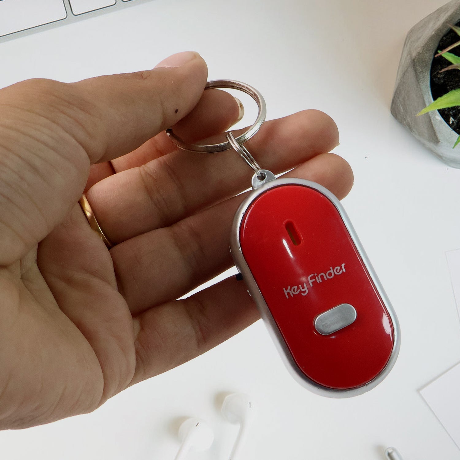 JourneyMate key finder remote activation with whistle