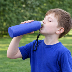 Sports Style Stainless Steel Water Bottle in Blue