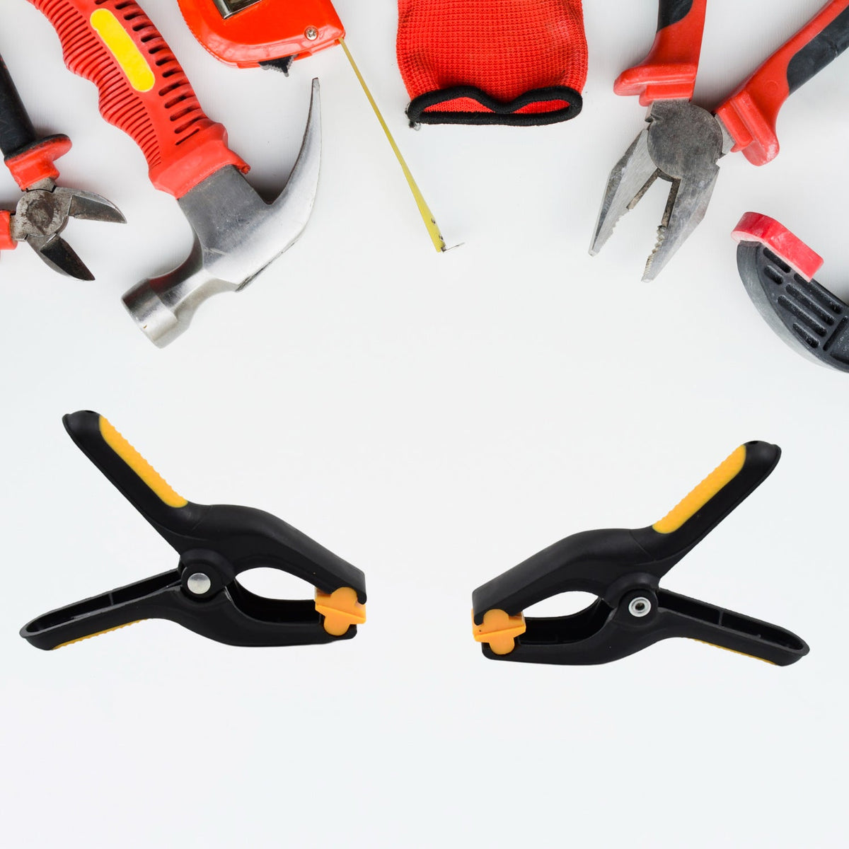 2 Pcs heavy duty spring clamps clips