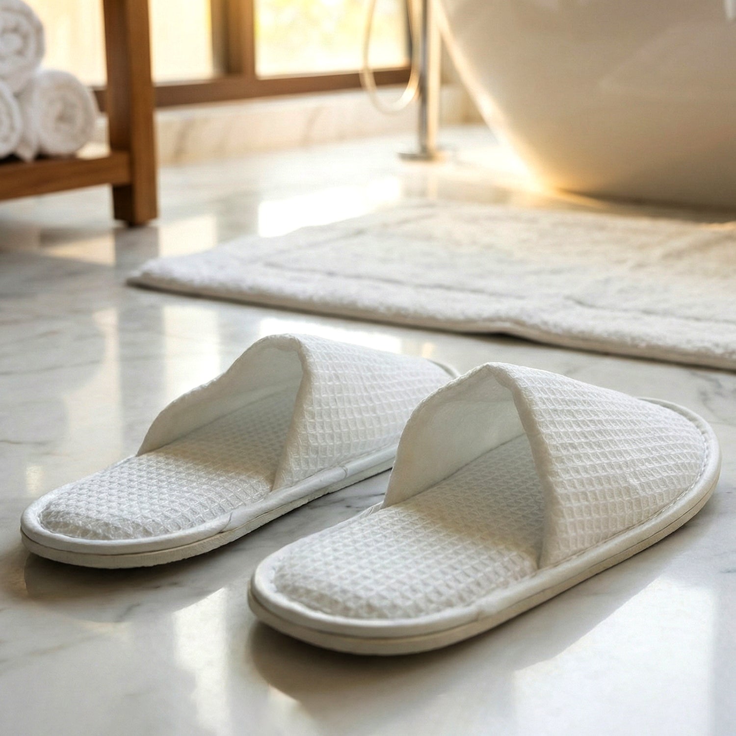 Hotel & Spa Soft Slippers for Guests (29 Ã— 11 Cm, 1 Pair)
