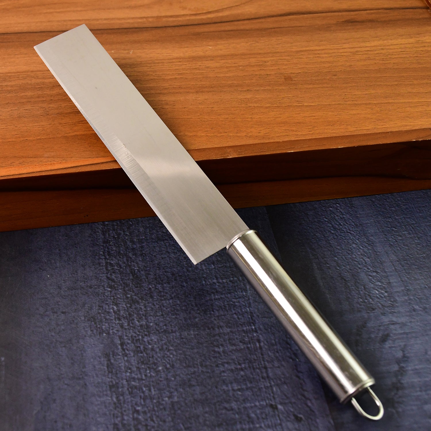 DeoDap Stainless Steel Vegetable Cleaver Knife - specs detail shot