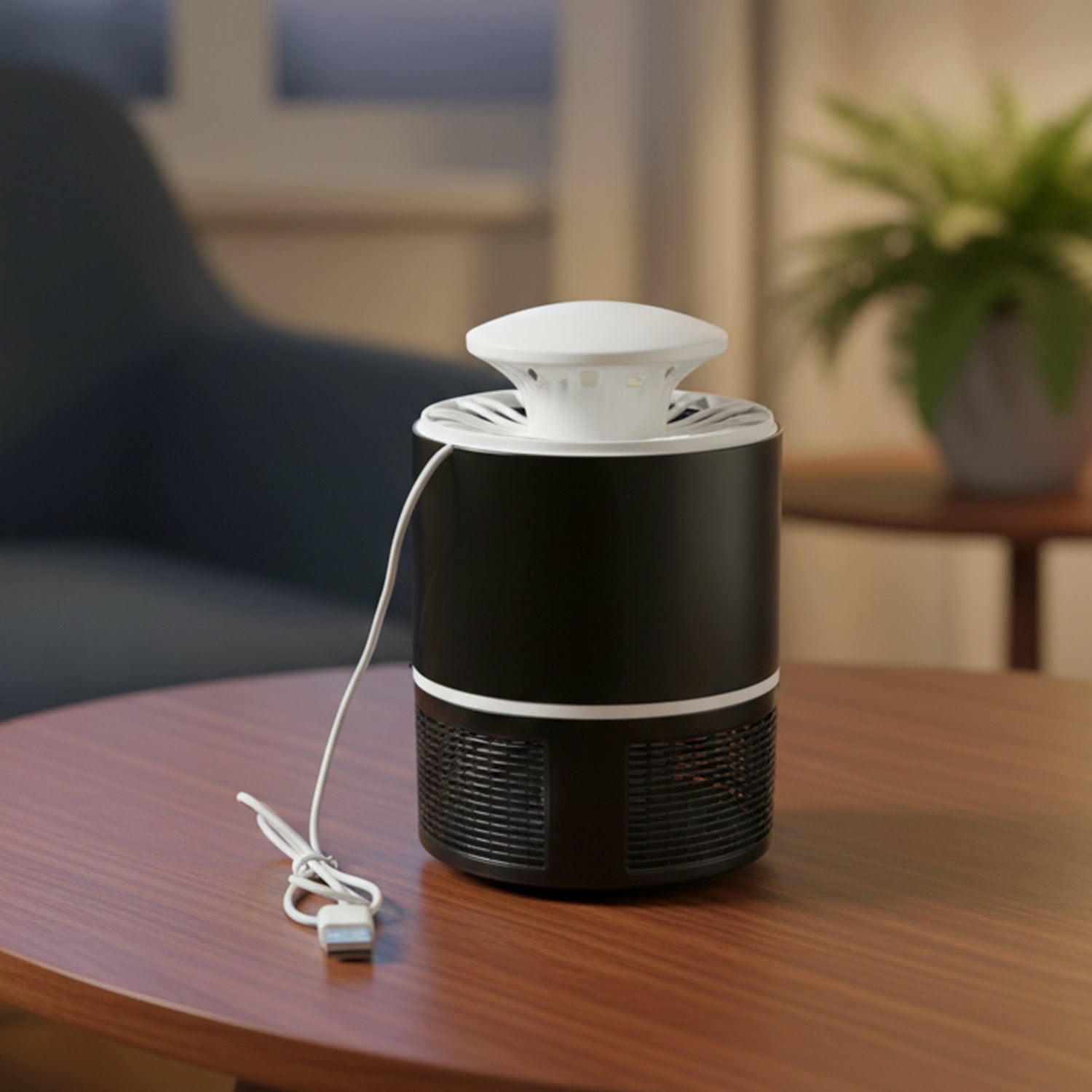 USB mosquito killer lamp side view