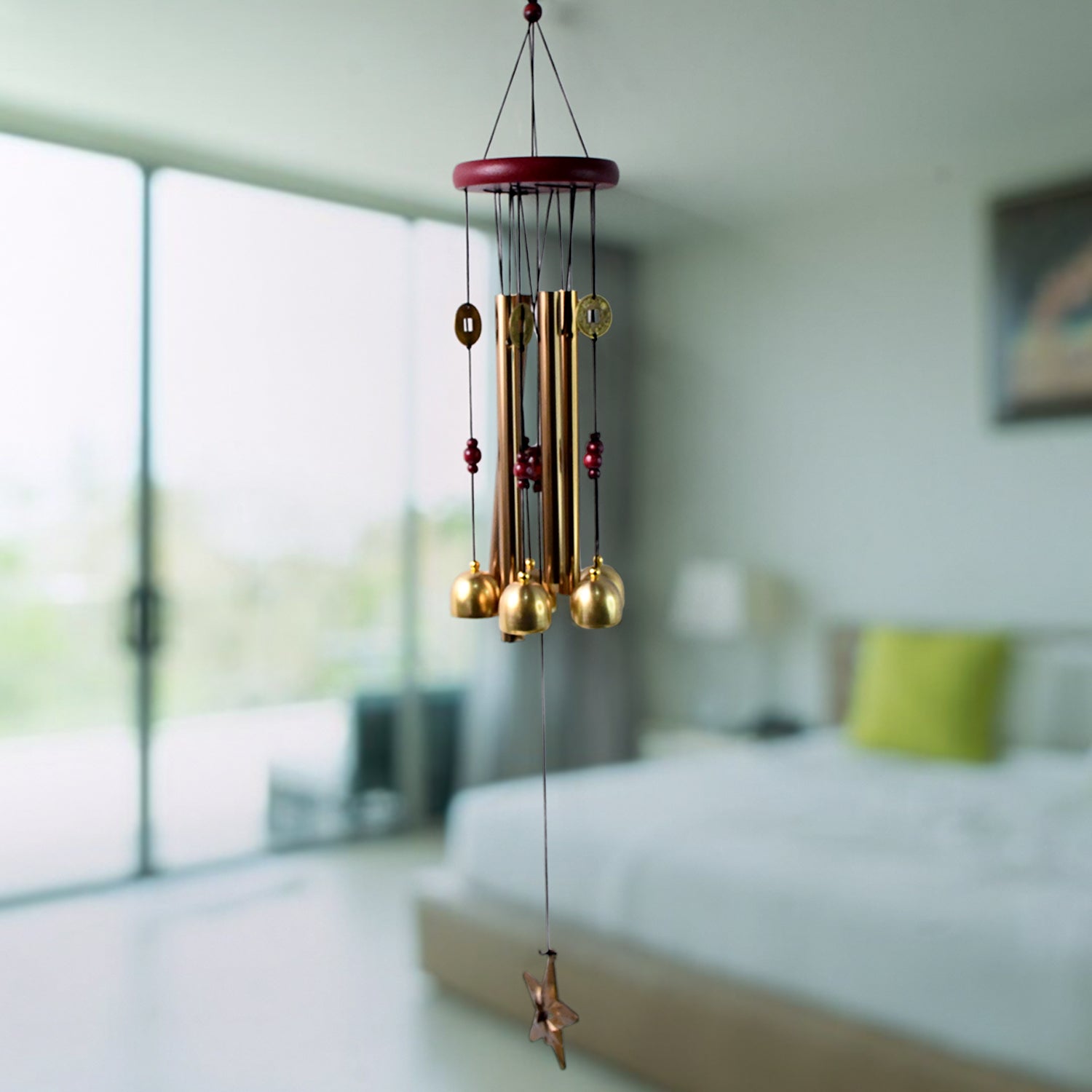 Wind Chimes Outdoor Hanging Dragonfly Wind Chime for Outside (1 Pc)