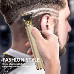 Men's Hair Trimmer & Beard Clipper with 4 Adjustable Blades & Cleaning Brush, Hair accessories