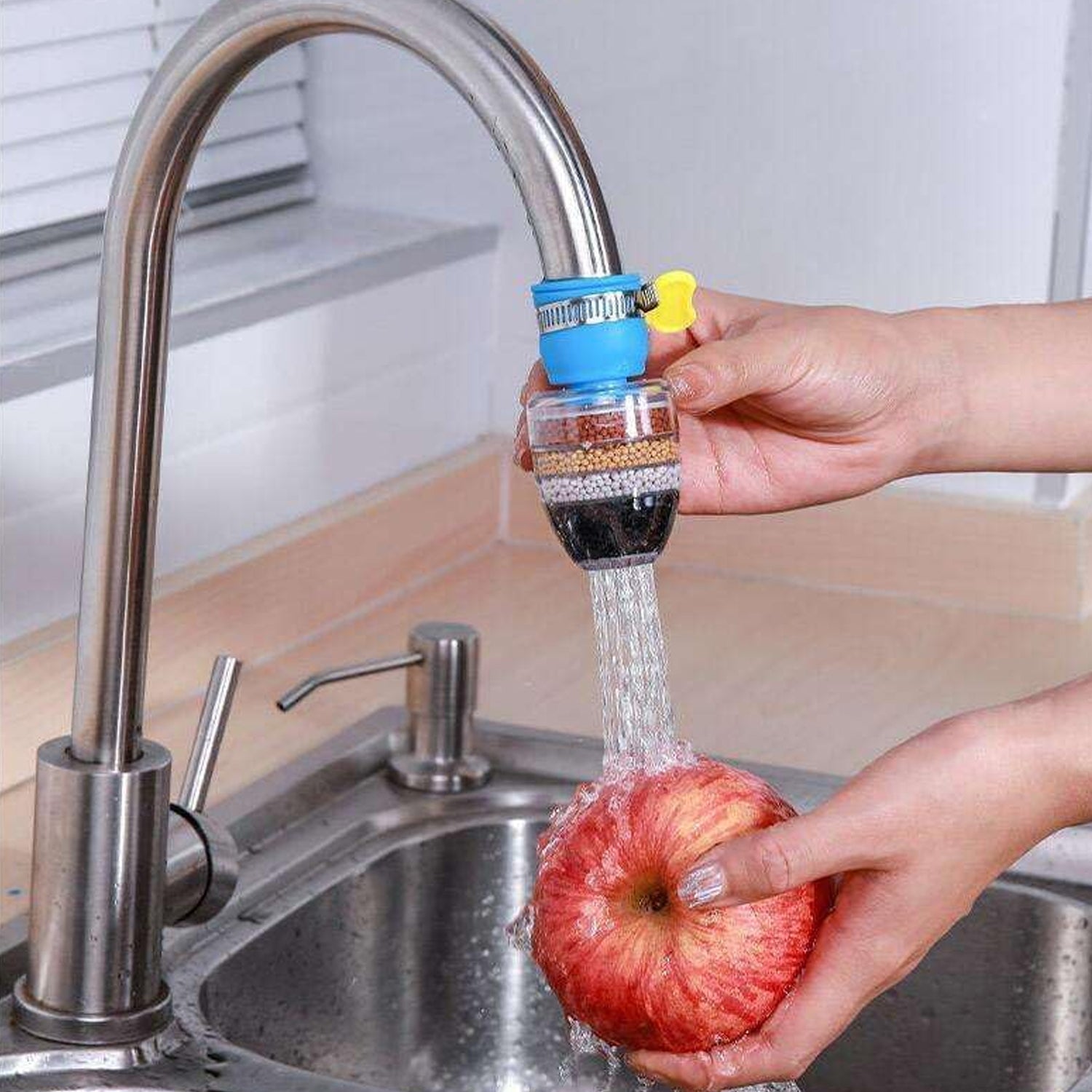 Water Faucet Clean Purifier Filter Cartridge key feature close-up