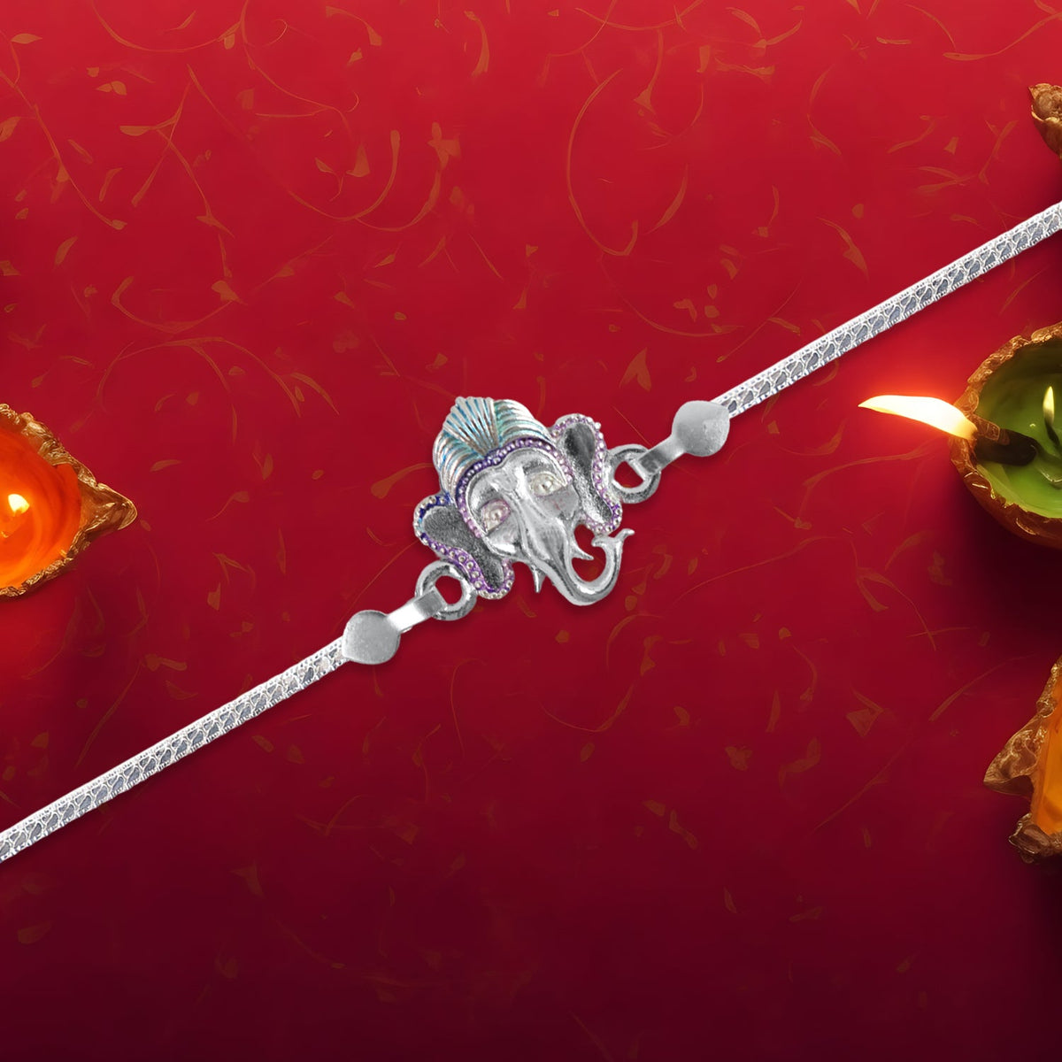A Rakhi That Protects Like Ganpati – Full of Grace and Good Fortune