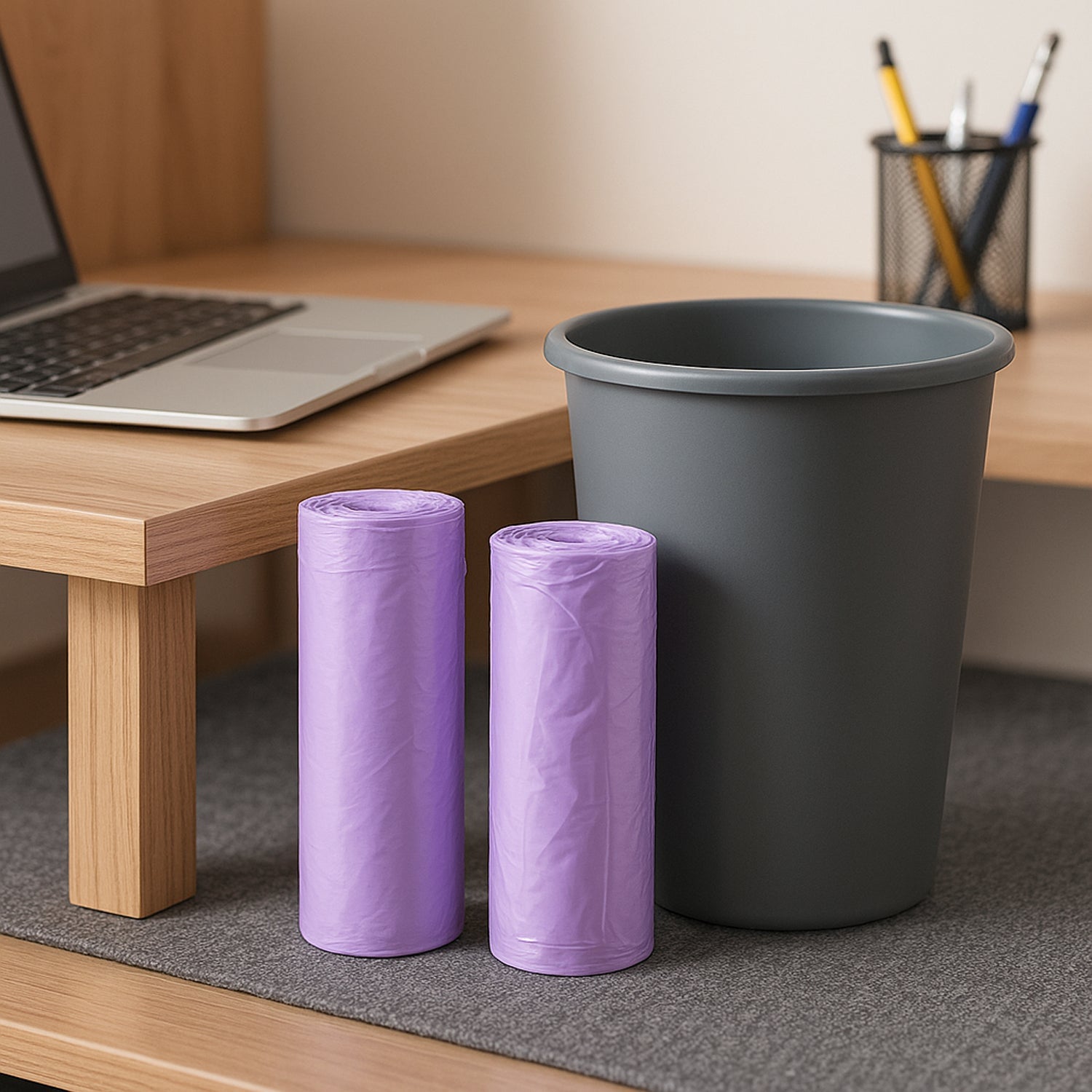 High-Quality Garbage Bags 50x60 cm (Mix Color / 2 Pc)