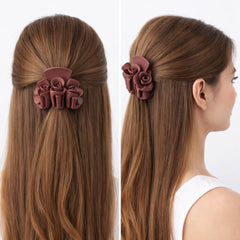 Elegant Rose-Shaped Hair Claw Clip for Women & Girls (1 Pc)