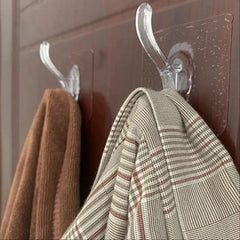 Plastic wall hook for bathroom use