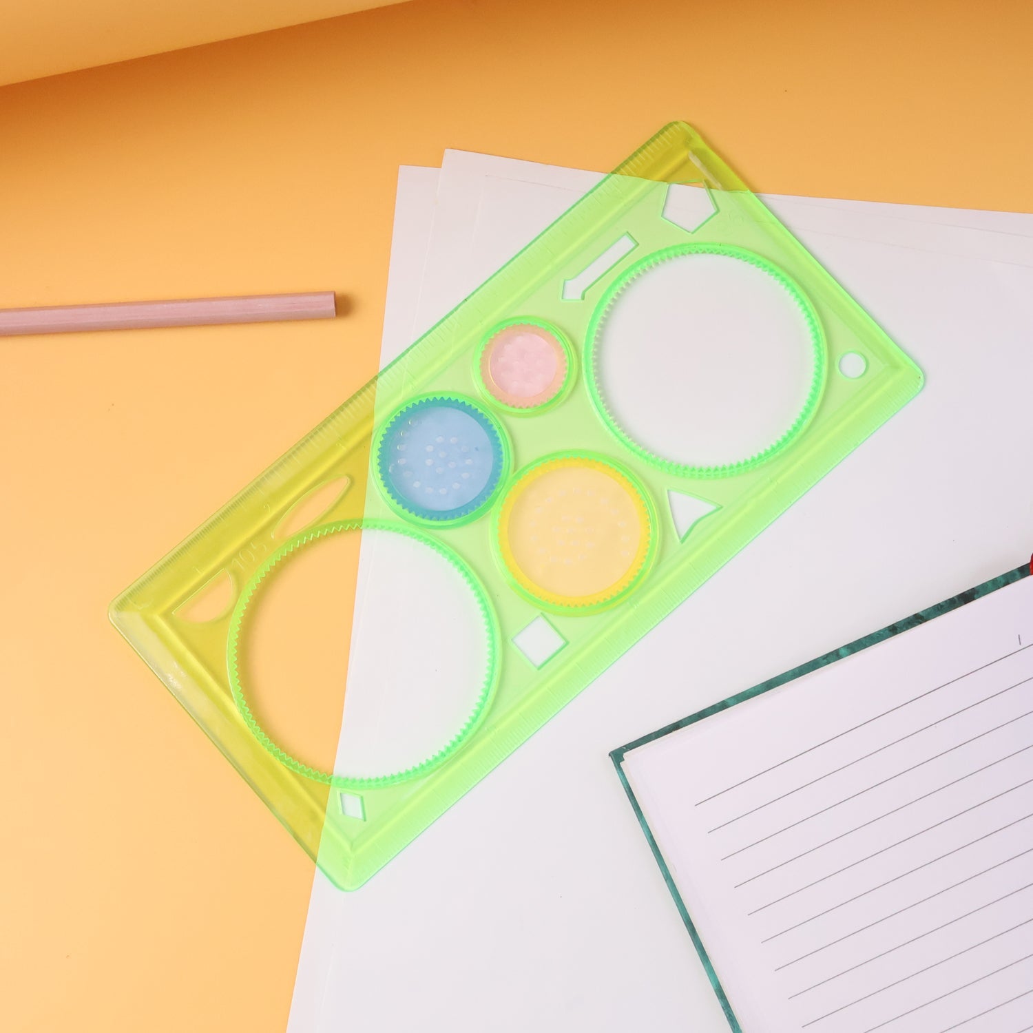 Design Ruler Spirograph Geometry Stencil Set