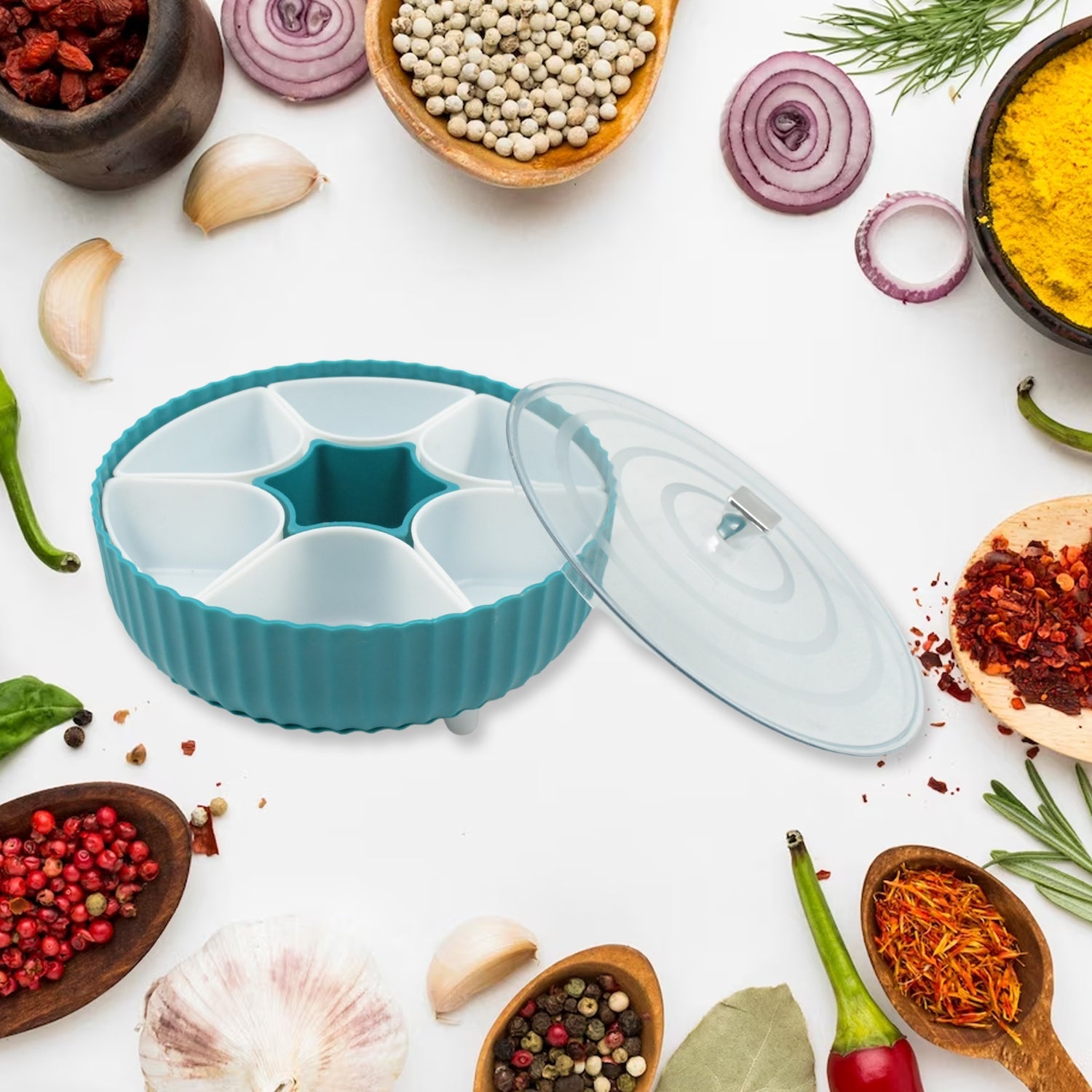 Shop 360° Revolving Spice & Dry Fruit Box | DeoDap – gambitproduct.com