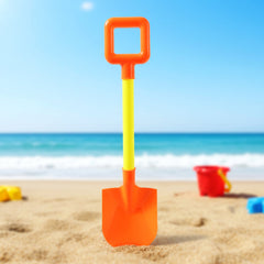 Kids shovel toy angled view