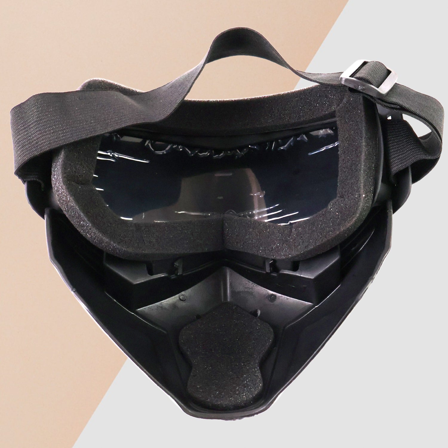Complete set of off-road goggles and face mask