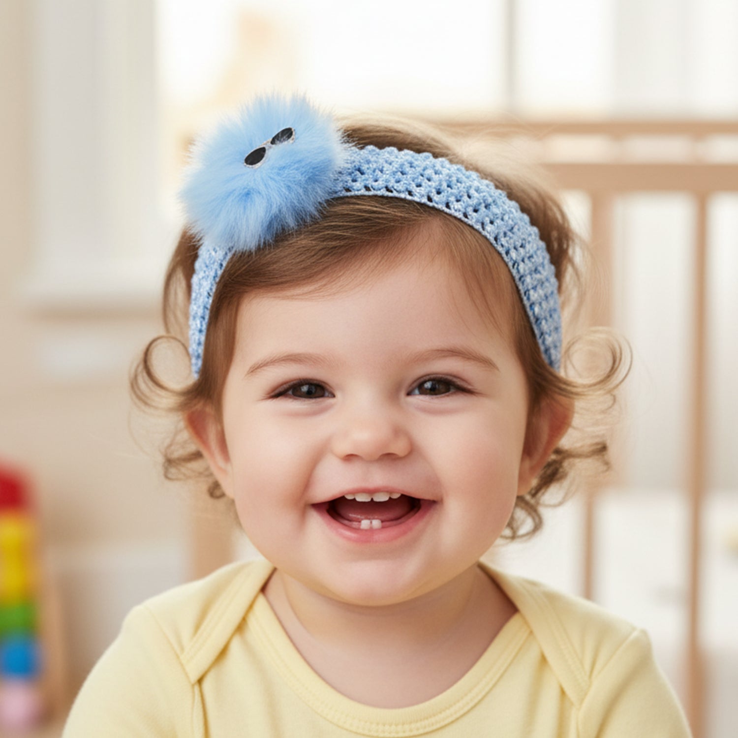 Soft elastic hair accessory for baby girls