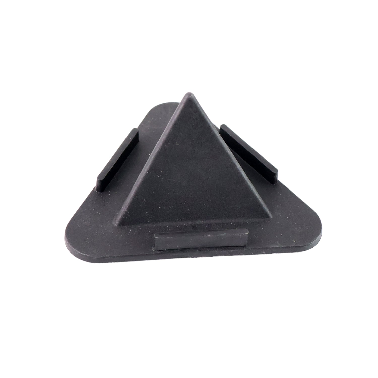 Pyramid-Style Black Mobile Holder side view