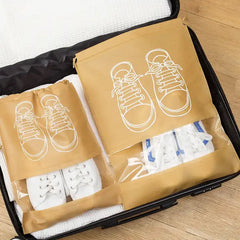 Light fabric beach bag storage and shoe organizer
