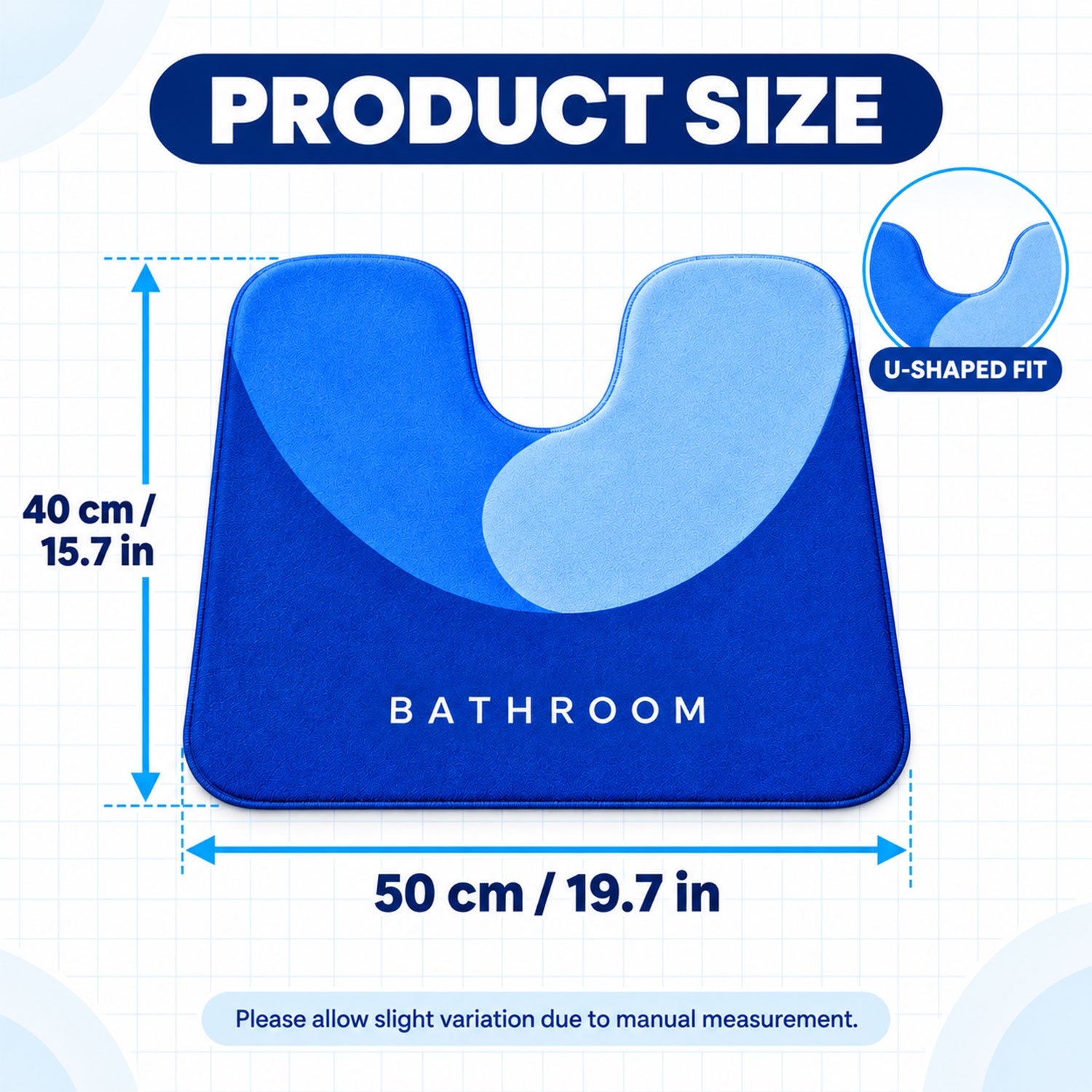 Contour mat size 40x50cm
