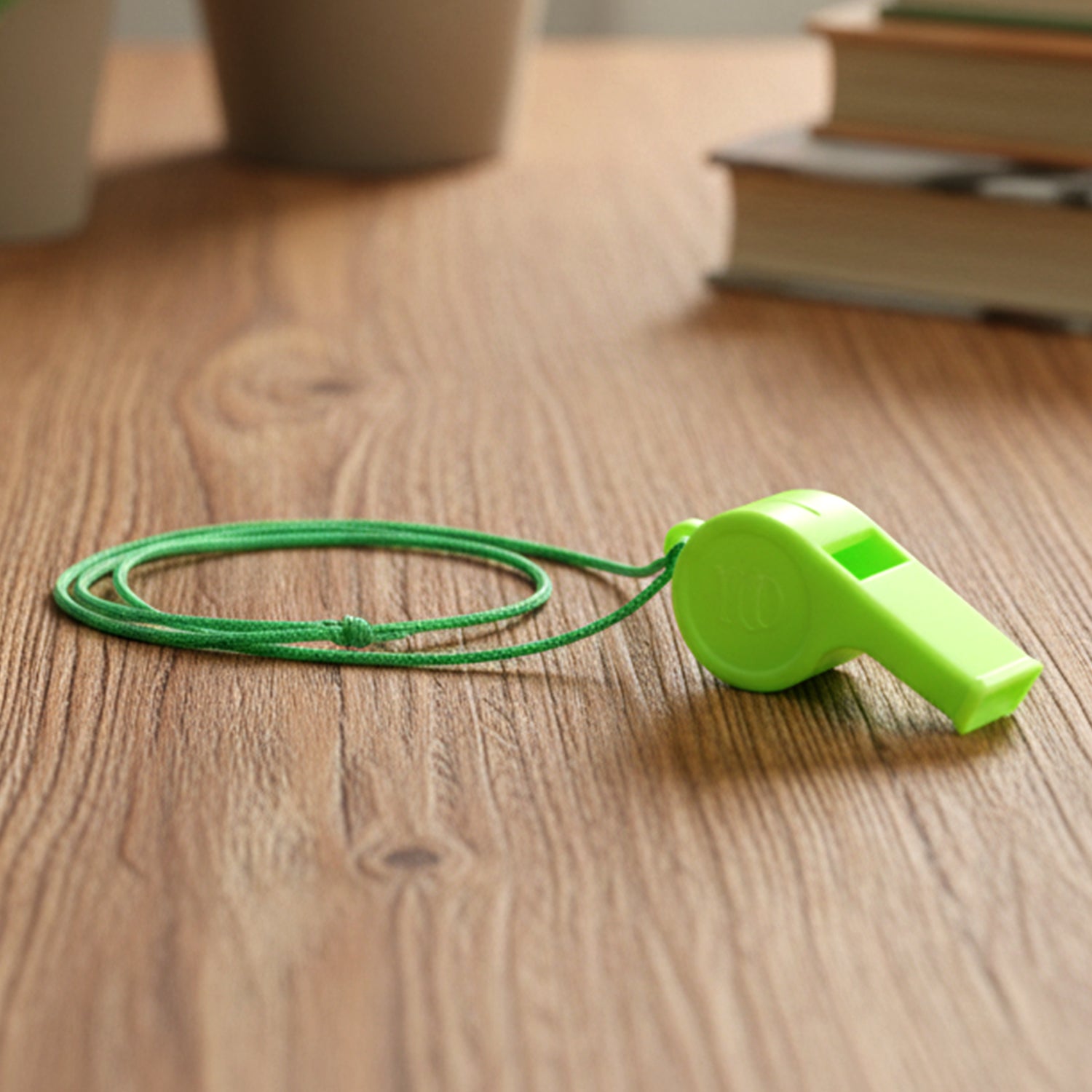 Plastic Sports Whistle with Neck Lanyard Loud Safety Whistle (1 Pc, Mix Color)