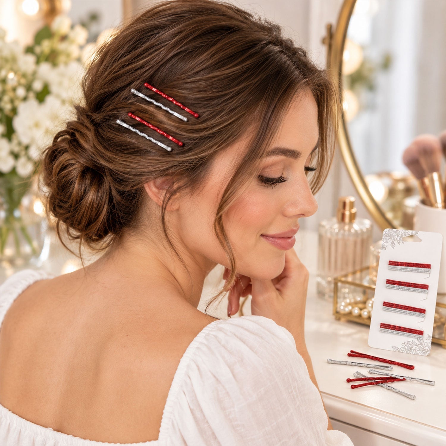 Hair pins design view