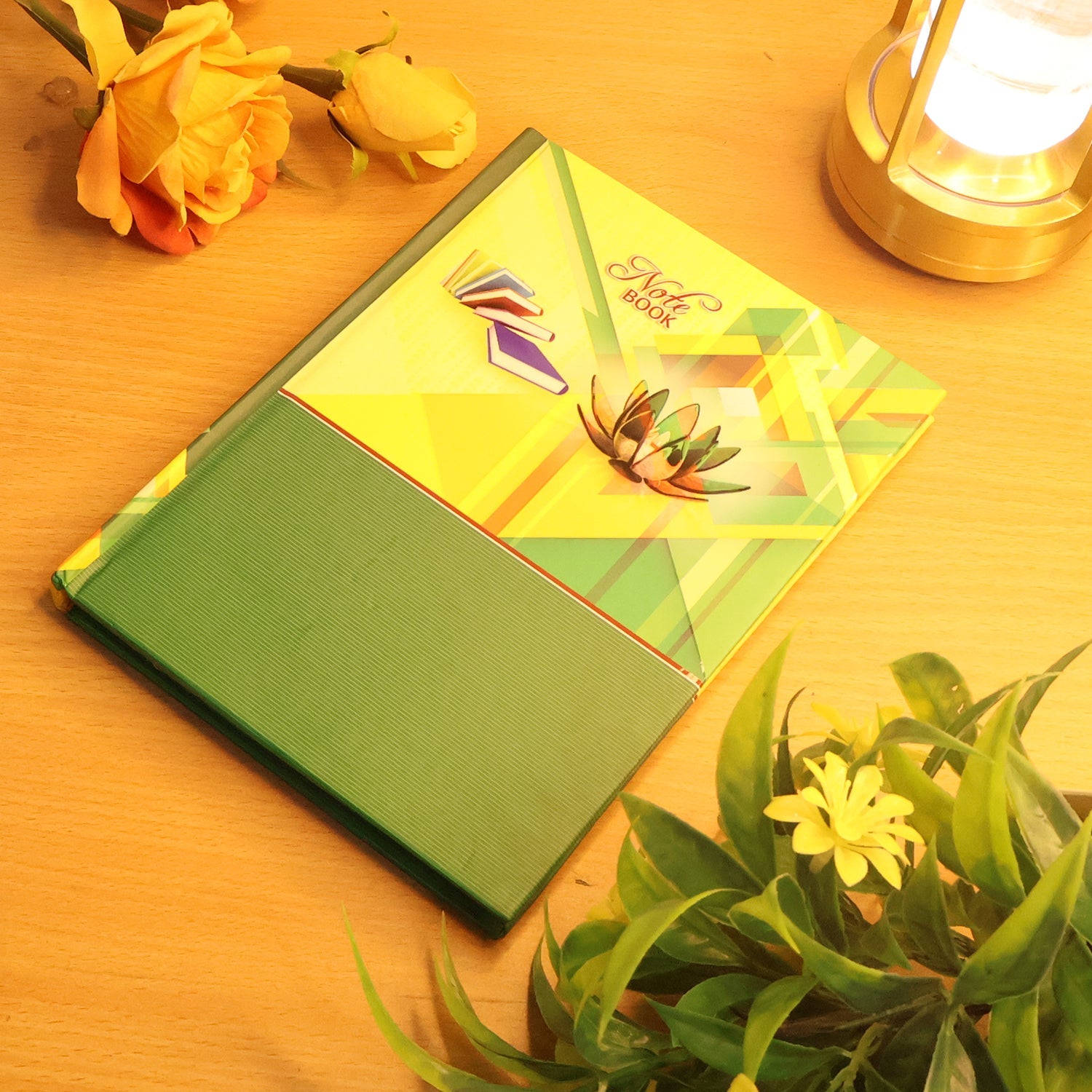Hardcover Ruled Notebook with Calendar & 160 Pages 22x16 cm (1 Pc)