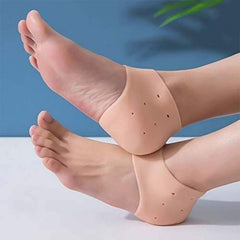 Kid Silicone Heel Protectors pair on white background