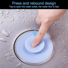 Eco Seal 2-in-1 Silicone Sink Stopper on sink