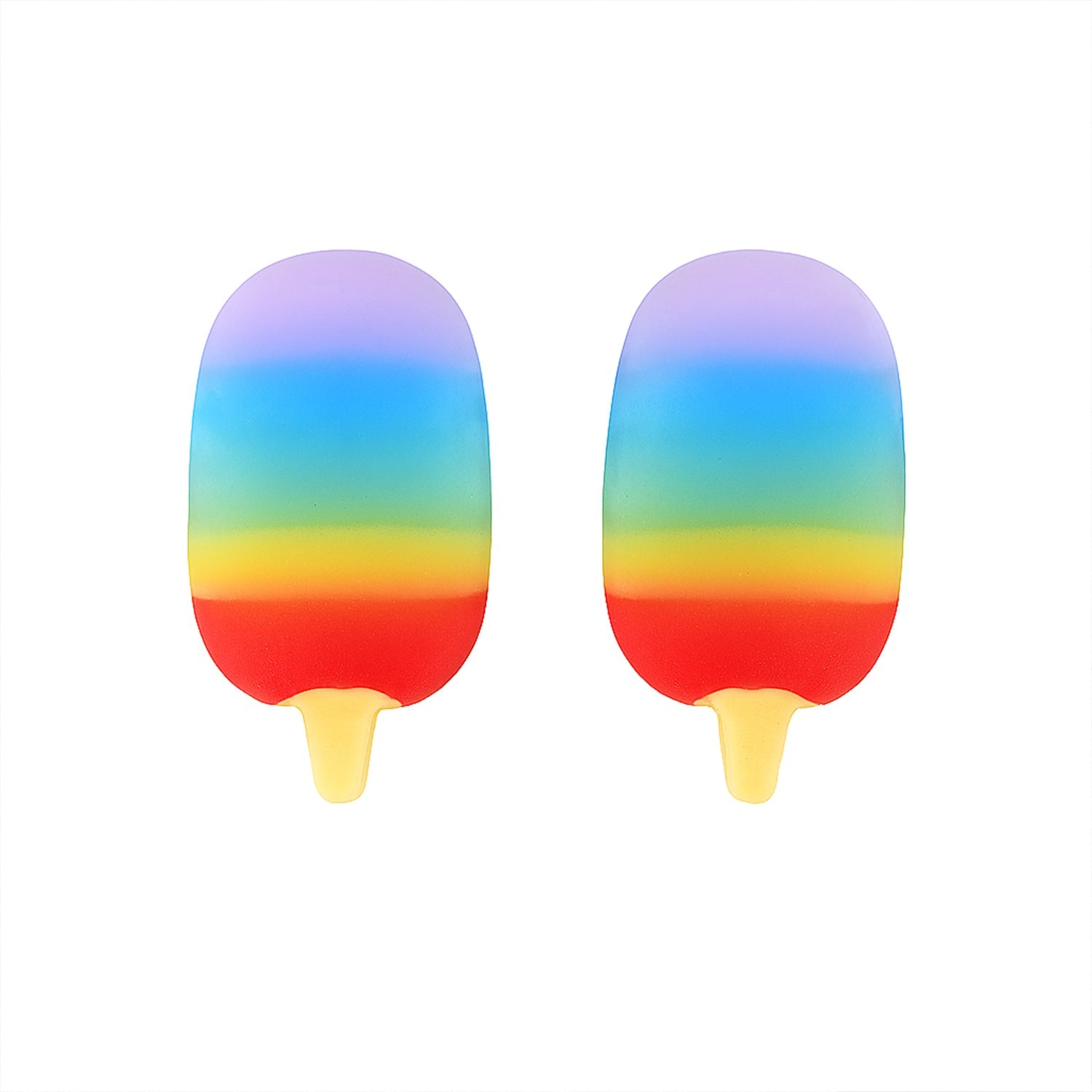 Jelly Popsicle Erasers â€“ Cute & Fancy Mini Erasers for Kids (2 Pc Set, Mix Design)