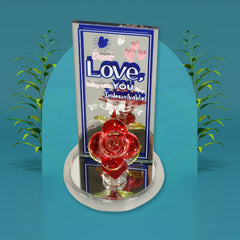 Lovely Rose Showpiece â€“ Romantic Gift Set for All Occasions (1 Pc)