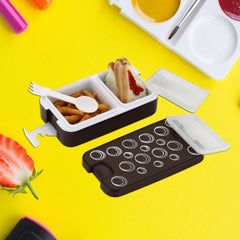 Modern compact rectangular lunch box