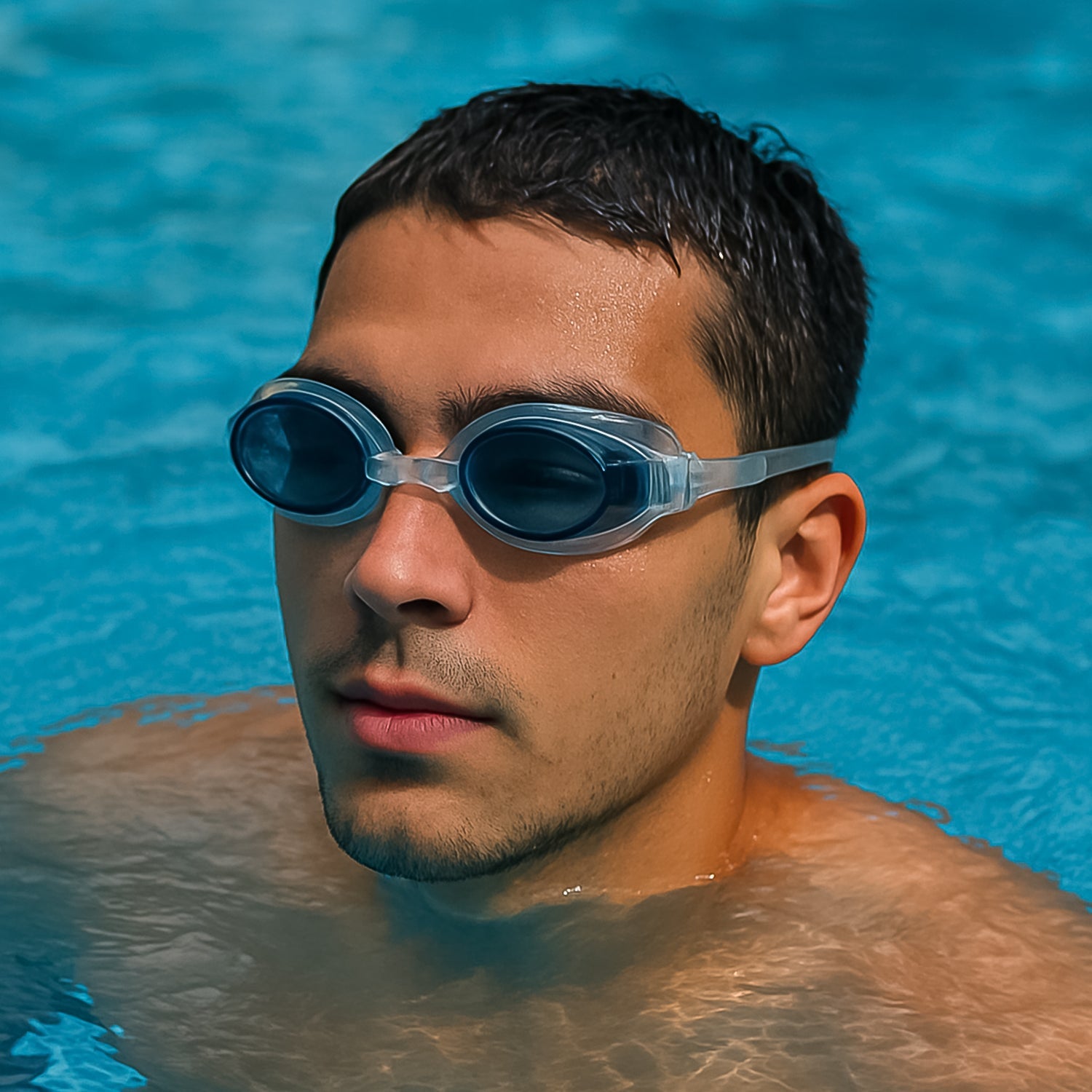 Ocean View anti-fog swimming goggles with UV protection