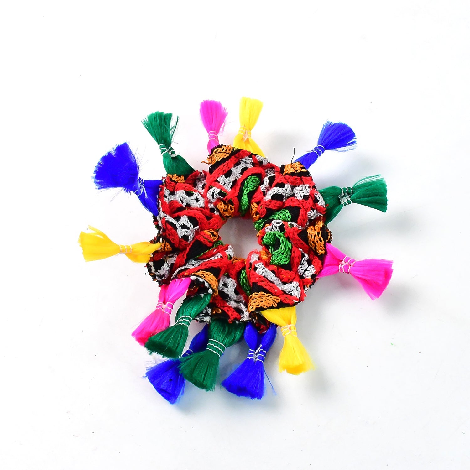 Handcrafted Multicolor Navratri Hair Bun