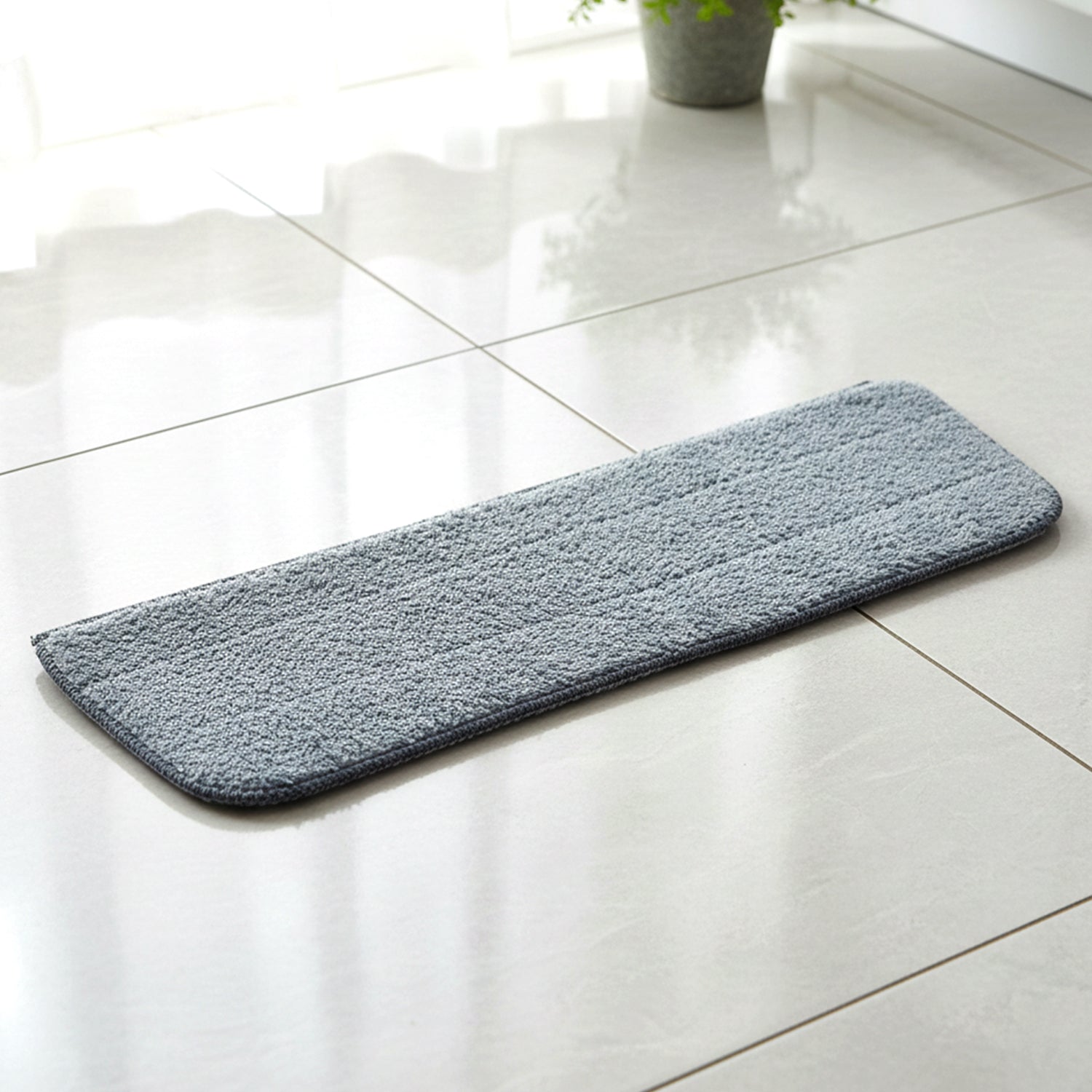 Microfiber Flat Mop Replacement Pad for Floor Cleaning (1 Pc, 38x12Cm)