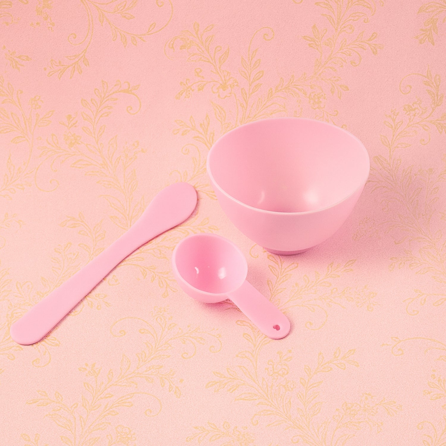 Three-piece facial mask mixing set for skincare